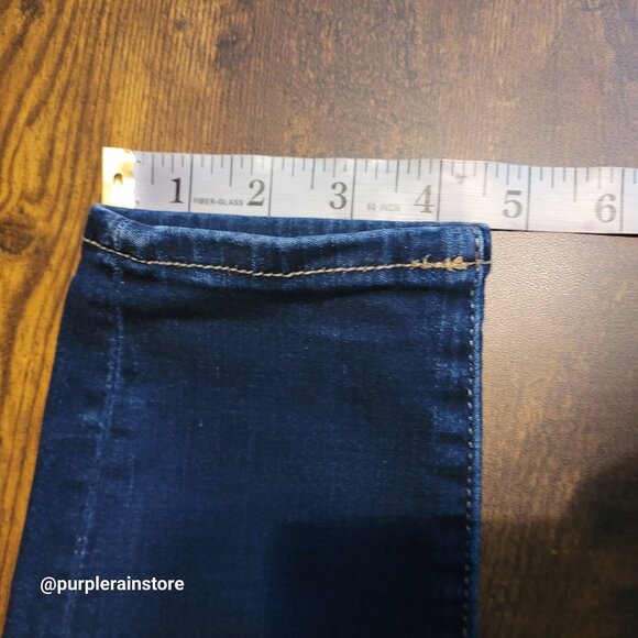 American Eagle Jeans 8 L Jegging Mid Rise Next Level Stretch Dark Wash Denim - Picture 12 of 14